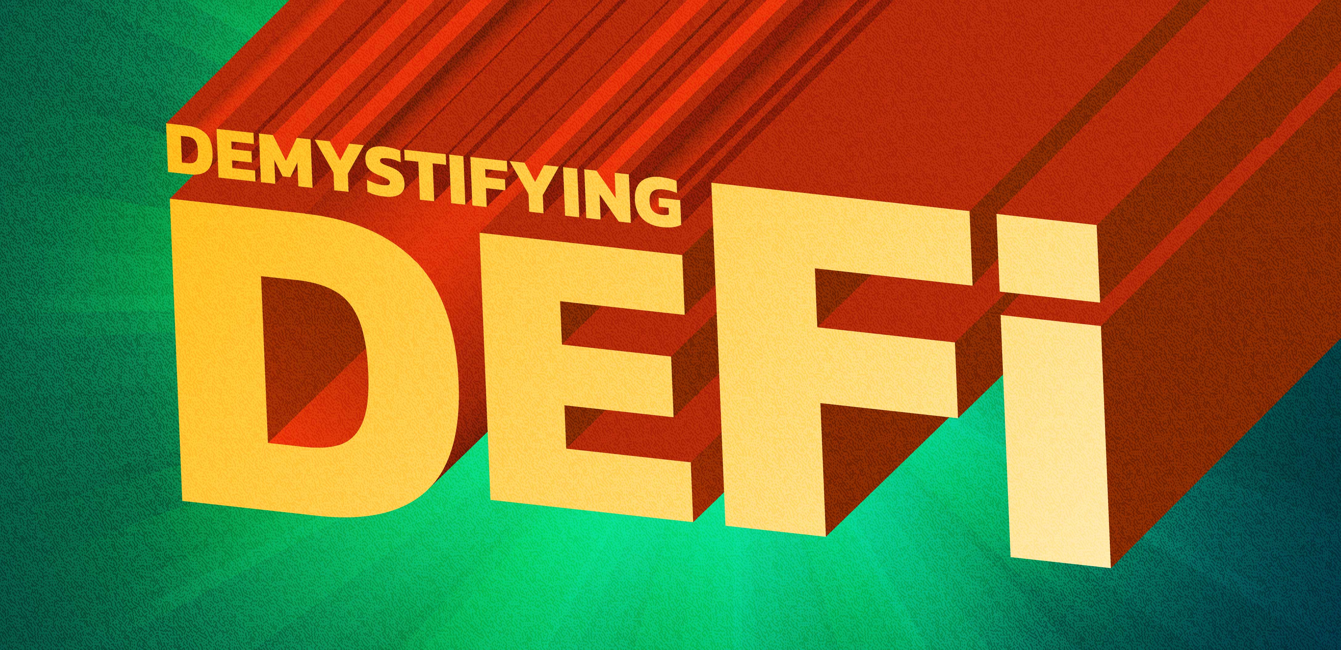 Demystifying DeFi title image